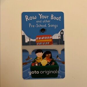 Row Your Boat Kids Yoto Card